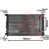 VAN WEZEL radiator, engine cooling 03002122 - Car cooler