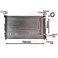 VAN WEZEL radiator, engine cooling 03002125 - Car cooler