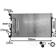 VAN WEZEL radiator, engine cooling 03002129 - Car cooler