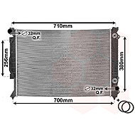 VAN WEZEL radiator, engine cooling 03002157 - Car cooler
