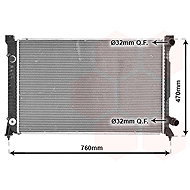 VAN WEZEL radiator, engine cooling 03002158 - Car cooler