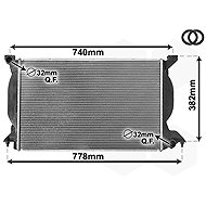 VAN WEZEL radiator, engine cooling 03002206 - Car cooler