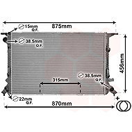 VAN WEZEL radiator, engine cooling 03002290 - Car cooler