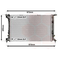 VAN WEZEL radiator, engine cooling 03002292 - Car cooler