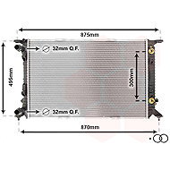 VAN WEZEL radiator, engine cooling 03002293 - Car cooler