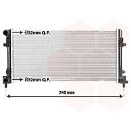 VAN WEZEL radiator, engine cooling 03012701 - Car cooler