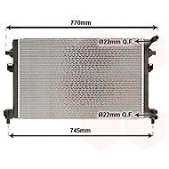 VAN WEZEL radiator, engine cooling 03012707 - Car cooler