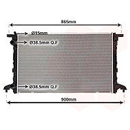 VAN WEZEL radiator, engine cooling 03012721 - Car cooler