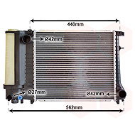 VAN WEZEL radiator, engine cooling 06002081 - Car cooler