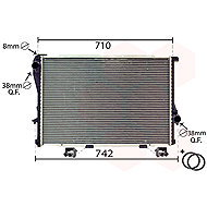 VAN WEZEL radiator, engine cooling 06002233 - Car cooler