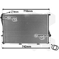 VAN WEZEL radiator, engine cooling 06002235 - Car cooler