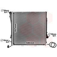 VAN WEZEL radiator, engine cooling 06002275 - Car cooler