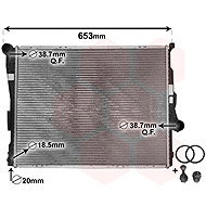 VAN WEZEL radiator, engine cooling 06002278 - Car cooler