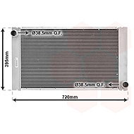 VAN WEZEL radiator, engine cooling 06002287 - Car cooler