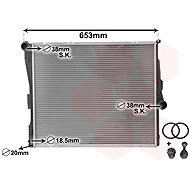 VAN WEZEL radiator, engine cooling 06002289 - Car cooler