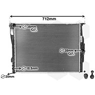 VAN WEZEL radiator, engine cooling 06002291 - Car cooler