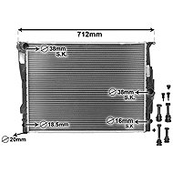 VAN WEZEL radiator, engine cooling 06002303 - Car cooler