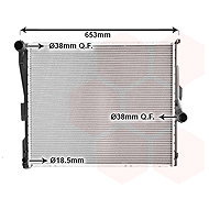 VAN WEZEL radiator, engine cooling 06002304 - Car cooler