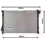 VAN WEZEL radiator, engine cooling 06002307 - Car cooler