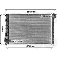 VAN WEZEL radiator, engine cooling 06002314 - Car cooler