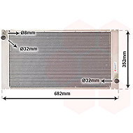 VAN WEZEL radiator, engine cooling 06002333 - Car cooler