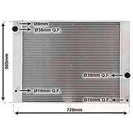 VAN WEZEL radiator, engine cooling 06002338 - Car cooler