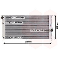 VAN WEZEL radiator, engine cooling 06002410 - Car cooler