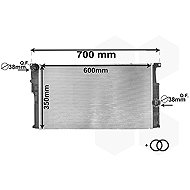 VAN WEZEL radiator, engine cooling 06002446 - Car cooler