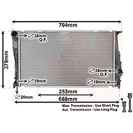 VAN WEZEL radiator, engine cooling 06002542 - Car cooler