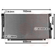 VAN WEZEL radiator, engine cooling 06002700 - Car cooler