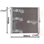 VAN WEZEL radiator, engine cooling 06012708 - Car cooler