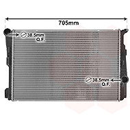 VAN WEZEL radiator, engine cooling 06012709 - Car cooler