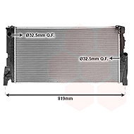 VAN WEZEL radiator, engine cooling 06012723 - Car cooler
