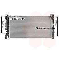 VAN WEZEL radiator, engine cooling 06012726 - Car cooler