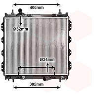 VAN WEZEL radiator, engine cooling 07002072 - Car cooler