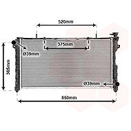 VAN WEZEL radiator, engine cooling 07002077 - Car cooler