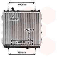 VAN WEZEL radiator, engine cooling 07002083 - Car cooler