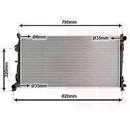 VAN WEZEL radiator, engine cooling 07002092 - Car cooler