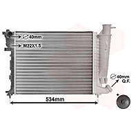 VAN WEZEL radiator, engine cooling 09002059 - Car cooler