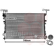 VAN WEZEL radiator, engine cooling 09002089 - Car cooler