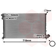 VAN WEZEL radiator, engine cooling 09002105 - Car cooler