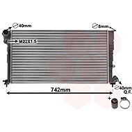 VAN WEZEL radiator, engine cooling 09002137 - Car cooler