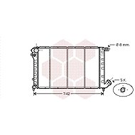 VAN WEZEL radiator, engine cooling 09002138 - Car cooler