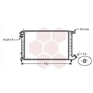 VAN WEZEL radiator, engine cooling 09002145 - Car cooler