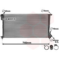 VAN WEZEL radiator, engine cooling 09002151 - Car cooler