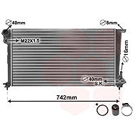 VAN WEZEL radiator, engine cooling 09002159 - Car cooler