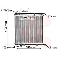 VAN WEZEL radiator, engine cooling 09002188 - Car cooler