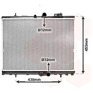 VAN WEZEL radiator, engine cooling 09002312 - Car cooler