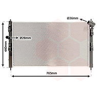 VAN WEZEL radiator, engine cooling 09012708 - Car cooler