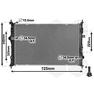 VAN WEZEL chladič, chlazení motoru 09012710 - Car cooler